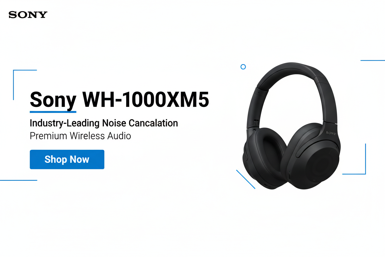 Sony WH-1000XM5 Premium Banner